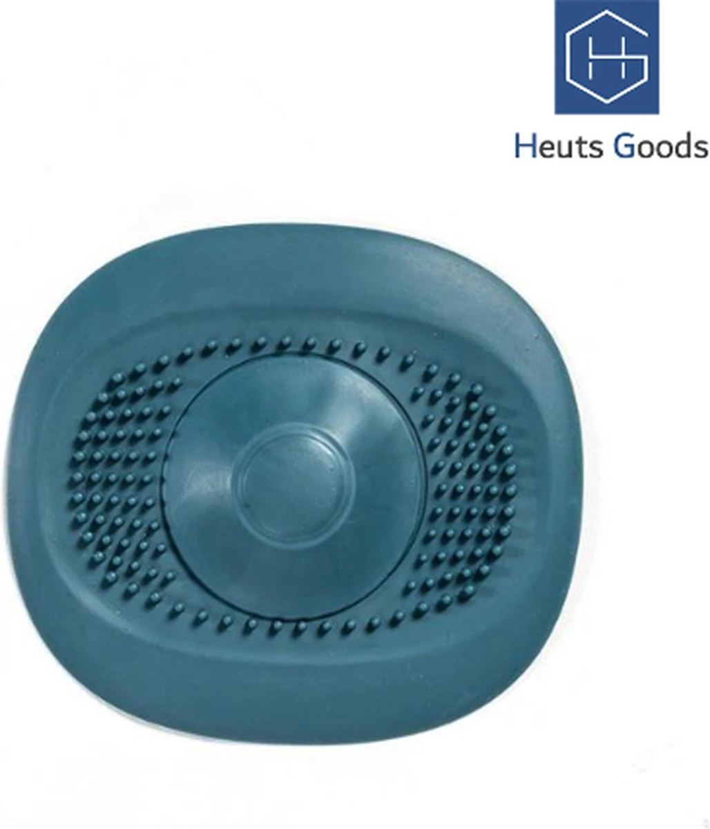 Heuts Goods - Gootsteenzeef - Gootsteenstop - Afvoerzeef - Afvoerstop - Spoelbal - Bad - Douchebak - Keuken - Wasbak - Badkuip - Siliconen - Donkerblauw 11 Heuts Goods - Gootsteenzeef - Gootsteenstop - Afvoerzeef - Afvoerstop - Spoelbal - Bad - Douchebak - Keuken - Wasbak - Badkuip - Siliconen - Donkerblauw - Image 11