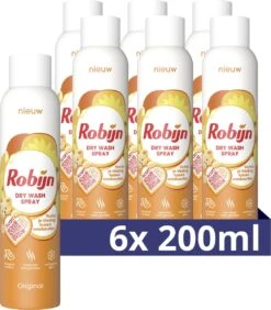 Robijn Original Dry Wash Spray - 6 X 200 Ml - Voordeelverpakking