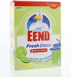 WC Eend Fresh Discs Navul Duo Lime 72 Ml -Winkel Voor Schoonmaakartikelen 1096x1200