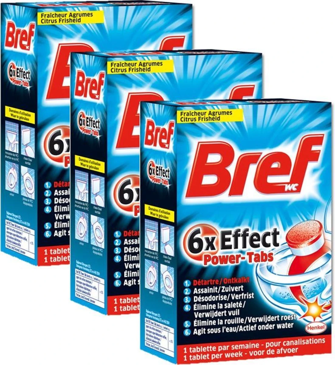 Bref Wc 6x Effect Power-Tabs - 3 X 8 Tabs 1 Bref Wc 6x Effect Power-Tabs - 3 X 8 Tabs