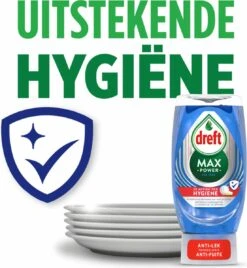 8x Dreft Max Power Afwasmiddel Extra Hygiëne 370 Ml -Winkel Voor Schoonmaakartikelen 1104x1200
