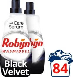 Robijn Klein & Krachtig Black Velvet Vloeibaar Wasmiddel - 2 X 42 Wasbeurten - Voordeelverpakking -Winkel Voor Schoonmaakartikelen 1135x1200 2