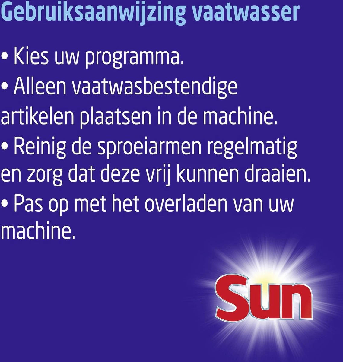 SUN® Sun Classic Normaal Vaatwaspoeder - 6 X 80 Wasbeurten - Voordeelverpakking 5 SUN® Sun Classic Normaal Vaatwaspoeder - 6 X 80 Wasbeurten - Voordeelverpakking - Image 5