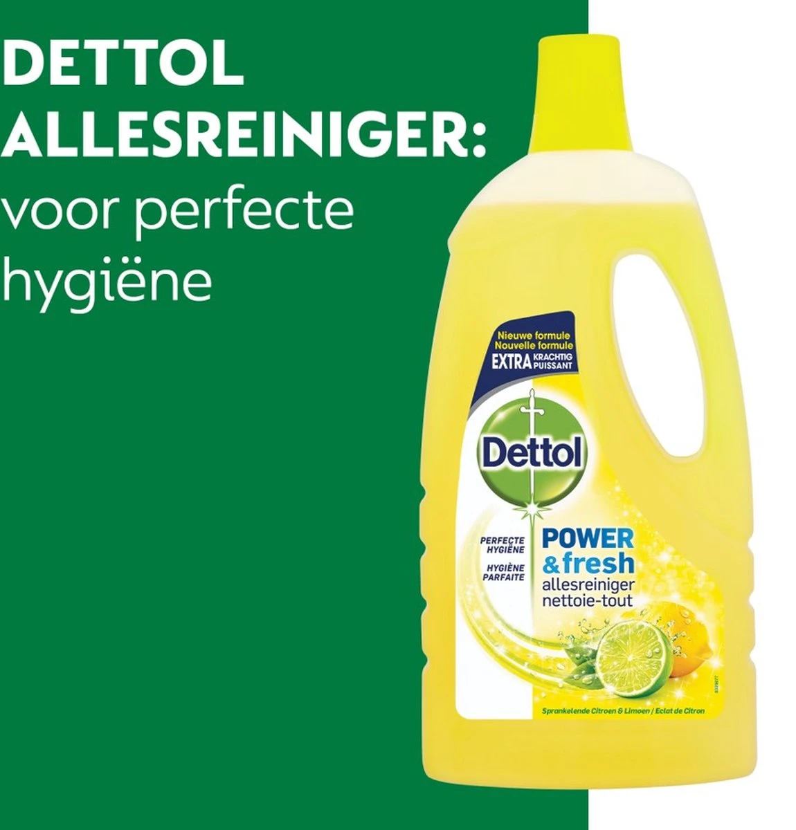 Dettol - Power & Fresh - Allesreiniger - Citrus - 8 X 1 Liter 2 Dettol - Power & Fresh - Allesreiniger - Citrus - 8 X 1 Liter - Image 2