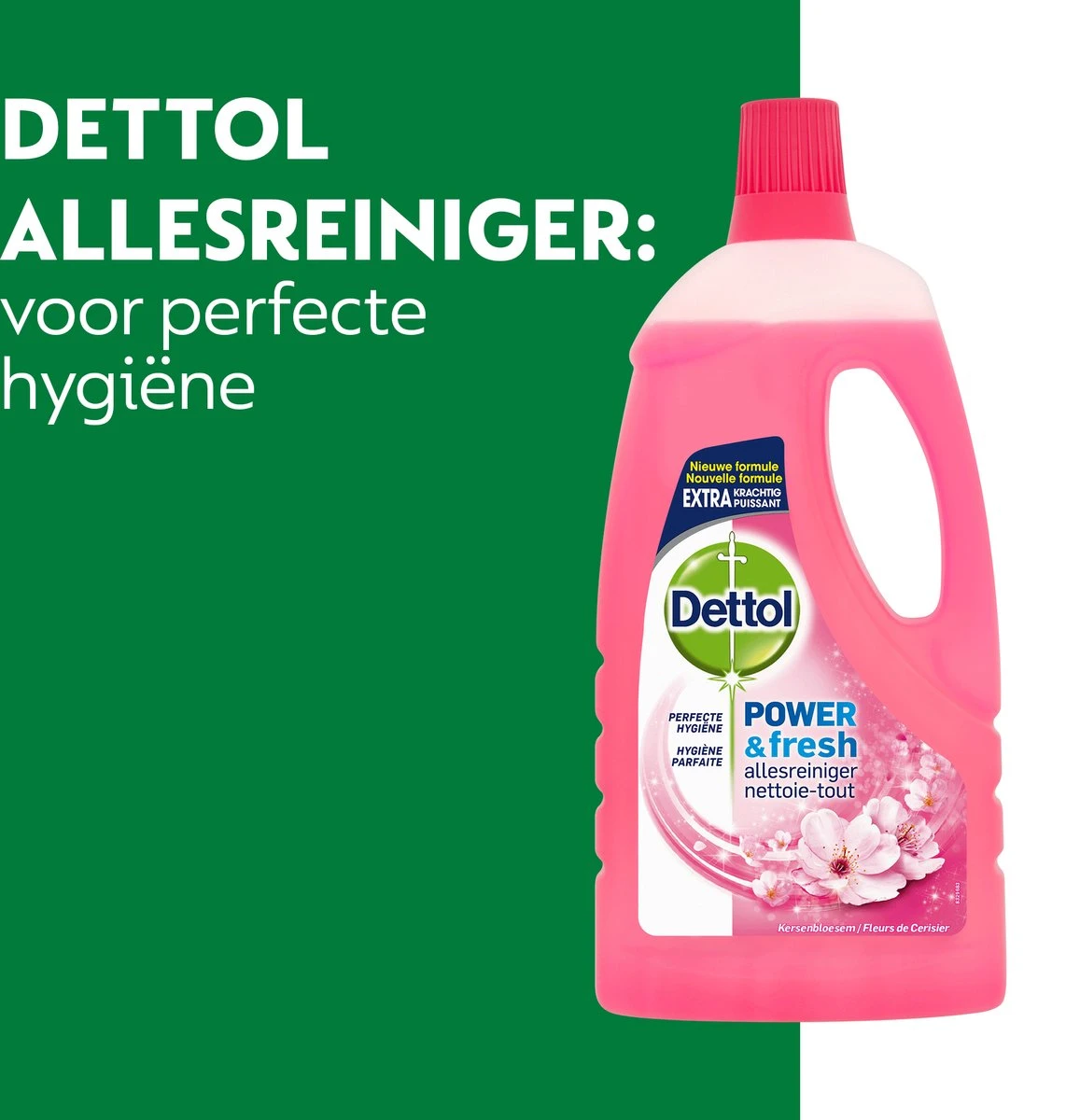Dettol - Power & Fresh - Allesreiniger - Kersenbloesem - 8 X 1 Liter 4 Dettol - Power & Fresh - Allesreiniger - Kersenbloesem - 8 X 1 Liter - Image 4