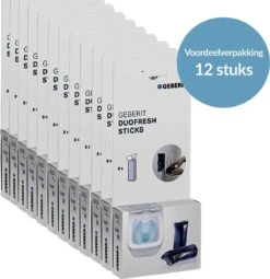 Geberit DuoFresh Sticks - 96 Stuks - Voordeelverpakking - Toilet/WC Blokjes Inbouwreservoir -Winkel Voor Schoonmaakartikelen 1163x1200