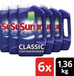 SUN® Sun Classic Normaal Vaatwaspoeder - 6 X 80 Wasbeurten - Voordeelverpakking 10 SUN® Sun Classic Normaal Vaatwaspoeder - 6 X 80 Wasbeurten - Voordeelverpakking -Winkel Voor Schoonmaakartikelen 1169x1200 12