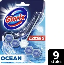 Glorix Power 5 Toiletblokken - Ocean - 9 Stuks - Halfjaarbox - Voordeelverpakking -Winkel Voor Schoonmaakartikelen 1180x1200 3