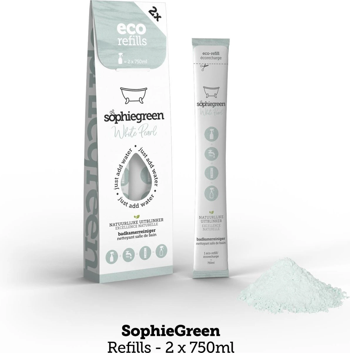 SophieGreen Eco-Refill Pakket; Allesreiniger Blue Rebel En Orange Patchouli, +Keukenreiniger + Badkamerreiniger (4x2 Navulling= 8 X750ml) 2 SophieGreen Eco-Refill Pakket; Allesreiniger Blue Rebel En Orange Patchouli, +Keukenreiniger + Badkamerreiniger (4x2 Navulling= 8 X750ml) - Image 2