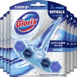 Glorix Power 5+ Ocean Toiletblokken - 7 Stuks - Voordeelverpakking 14 Glorix Power 5+ Ocean Toiletblokken - 7 Stuks - Voordeelverpakking -Winkel Voor Schoonmaakartikelen 1195x1200