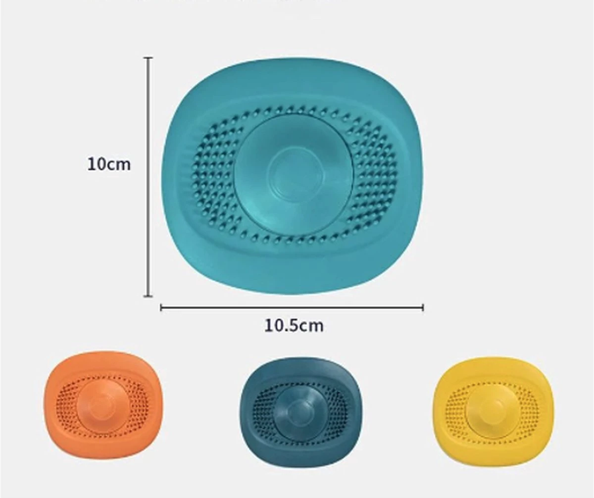 Heuts Goods - Gootsteenzeef - Gootsteenstop - Afvoerzeef - Afvoerstop - Spoelbal - Bad - Douchebak - Keuken - Wasbak - Badkuip - Siliconen - Donkerblauw 8 Heuts Goods - Gootsteenzeef - Gootsteenstop - Afvoerzeef - Afvoerstop - Spoelbal - Bad - Douchebak - Keuken - Wasbak - Badkuip - Siliconen - Donkerblauw - Image 8