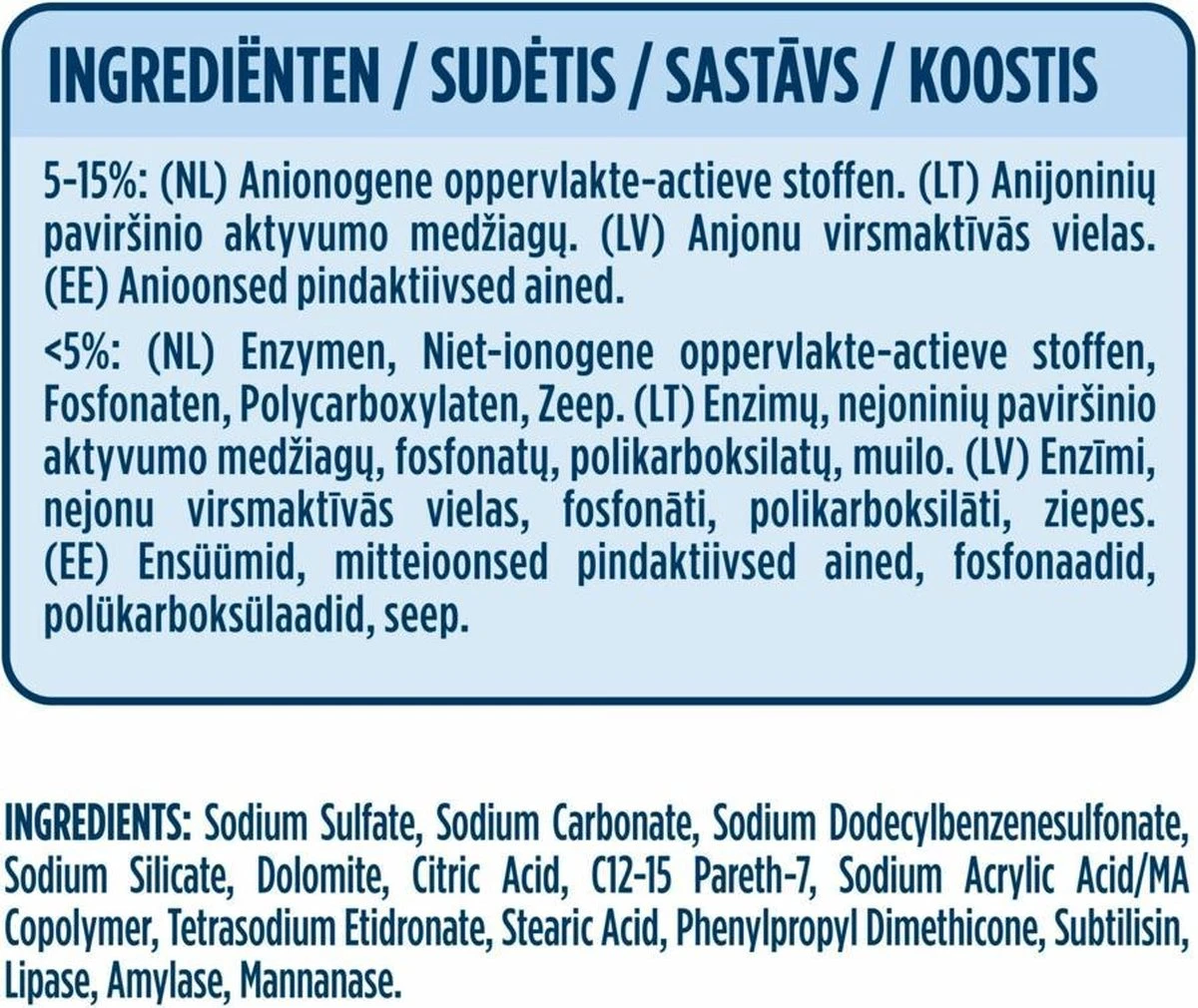 Neutral Waspoeder Kleur - Dermatologisch Getest, Parfumvrij En Hypoallergeen - 4 X 45 Wasbeurten 4 Neutral Waspoeder Kleur - Dermatologisch Getest, Parfumvrij En Hypoallergeen - 4 X 45 Wasbeurten - Image 4