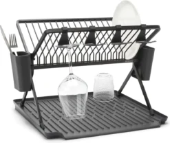 Brabantia SinkSide Afdruiprek - Inklapbaar - Dark Grey -Winkel Voor Schoonmaakartikelen 1200x1010 3