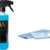 Waxximo COMBIDEAL Glasreiniger Spray + 2 Glasdoeken - Auto Ruiten Reinigen - Ramen Reiniger - Streeploze Ramen - Ruitendoek - Glansdoek