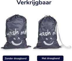 Wonair - Grote Waszak - Wash Me - Wastas - 60x90cm - Grijs - Met Trekkoord -Winkel Voor Schoonmaakartikelen 1200x1028 1