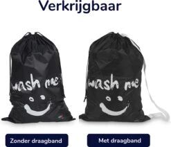 Wonair - Grote Waszak - Laundry Bag - Wash Me - 60x90cm - Zwart - Met Trekkoord -Winkel Voor Schoonmaakartikelen 1200x1031 2