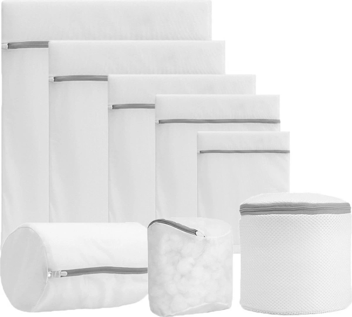 Product Depot Waszakken Voor Wasgoed - Waszak - Waszakje Lingerie - Wastas - Set Van 8 1 Product Depot Waszakken Voor Wasgoed - Waszak - Waszakje Lingerie - Wastas - Set Van 8