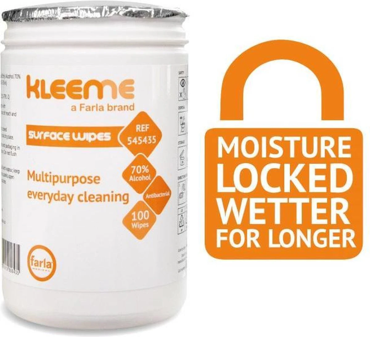 Schoonmaakdoekjes - Ontsmettingsdoekjes - Desinfectiedoekjes - Desinfectie Doekjes - KleenMe - Alcohol Doekjes - Alcoholdoekjes - Allesreiniger Zachte Antibacteriële Alcohol Wipes- 100 Doekjes - Met Dispenser - 70% Alcohol - 185 X 110mm 4 Schoonmaakdoekjes - Ontsmettingsdoekjes - Desinfectiedoekjes - Desinfectie Doekjes - KleenMe - Alcohol Doekjes - Alcoholdoekjes - Allesreiniger Zachte Antibacteriële Alcohol Wipes- 100 Doekjes - Met Dispenser - 70% Alcohol - 185 X 110mm - Image 4