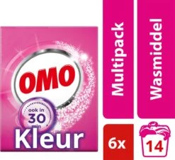 Omo Kleur Waspoeder - 6 X 14 Wasbeurten - Voordeelverpakking -Winkel Voor Schoonmaakartikelen 1200x1097
