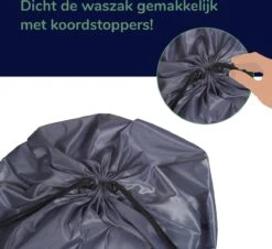 Wonair - Grote Waszak - Wash Me - Wastas - 60x90cm - Grijs - Met Trekkoord -Winkel Voor Schoonmaakartikelen 1200x1097 5