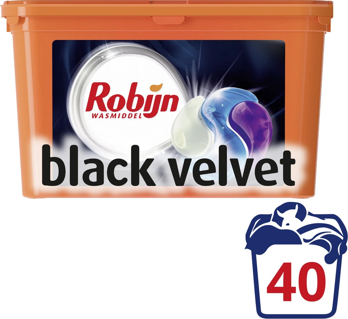Robijn Black Velvet 3 In 1 Wascapsules - 40 Wasbeurten - Kwartaalbox 3 Robijn Black Velvet 3 In 1 Wascapsules - 40 Wasbeurten - Kwartaalbox - Image 3