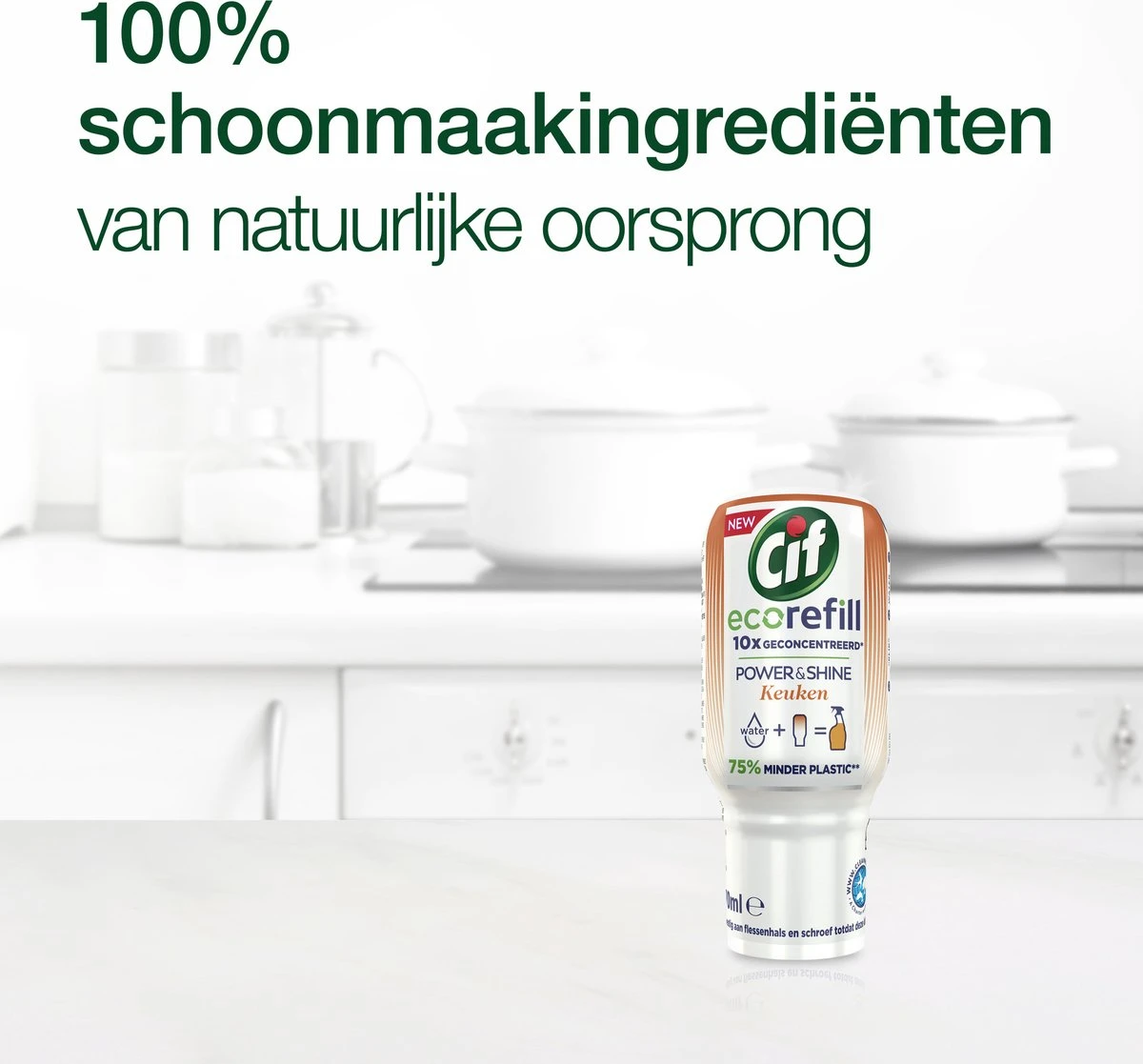 Cif CleanBoost Power & Shine Keuken Spray - 6 X 750 Ml - Voordeelverpakking 7 Cif CleanBoost Power & Shine Keuken Spray - 6 X 750 Ml - Voordeelverpakking - Image 7