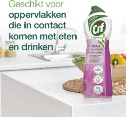 Cif CleanBoost Cream Pink Schuurmiddel - 8 X 750 Ml - Voordeelverpakking -Winkel Voor Schoonmaakartikelen 1200x1118 1