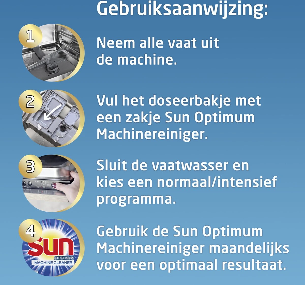SUN® 12x Sun Machinereiniger 3 Stuks 4 SUN® 12x Sun Machinereiniger 3 Stuks - Image 4