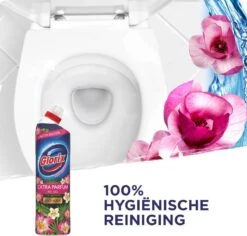 Glorix WC Powergel Toiletreiniger Pink Flower - 6 X 750 Ml - Voordeelverpakking -Winkel Voor Schoonmaakartikelen 1200x1147 3