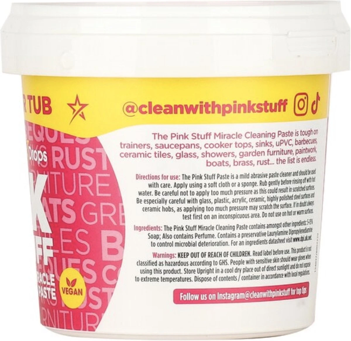 Stardrops The Pink Stuff The Pink Stuff Cleaning Paste 850 G 2 Stardrops The Pink Stuff The Pink Stuff Cleaning Paste 850 G - Image 2