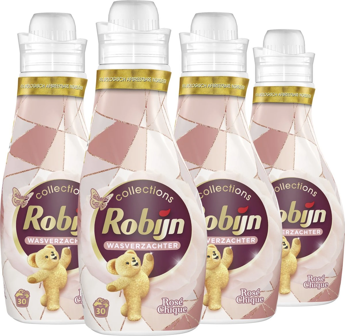Robijn Collections Rosé Chique Wasverzachter - 4 X 750 Ml - Voordeelverpakking 2 Robijn Collections Rosé Chique Wasverzachter - 4 X 750 Ml - Voordeelverpakking - Image 2