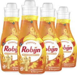 Robijn Classics Passiebloem & Bergamot Wasverzachter - 4 X 30 Wasbeurten - Voordeelverpakking -Winkel Voor Schoonmaakartikelen 1200x1169 6