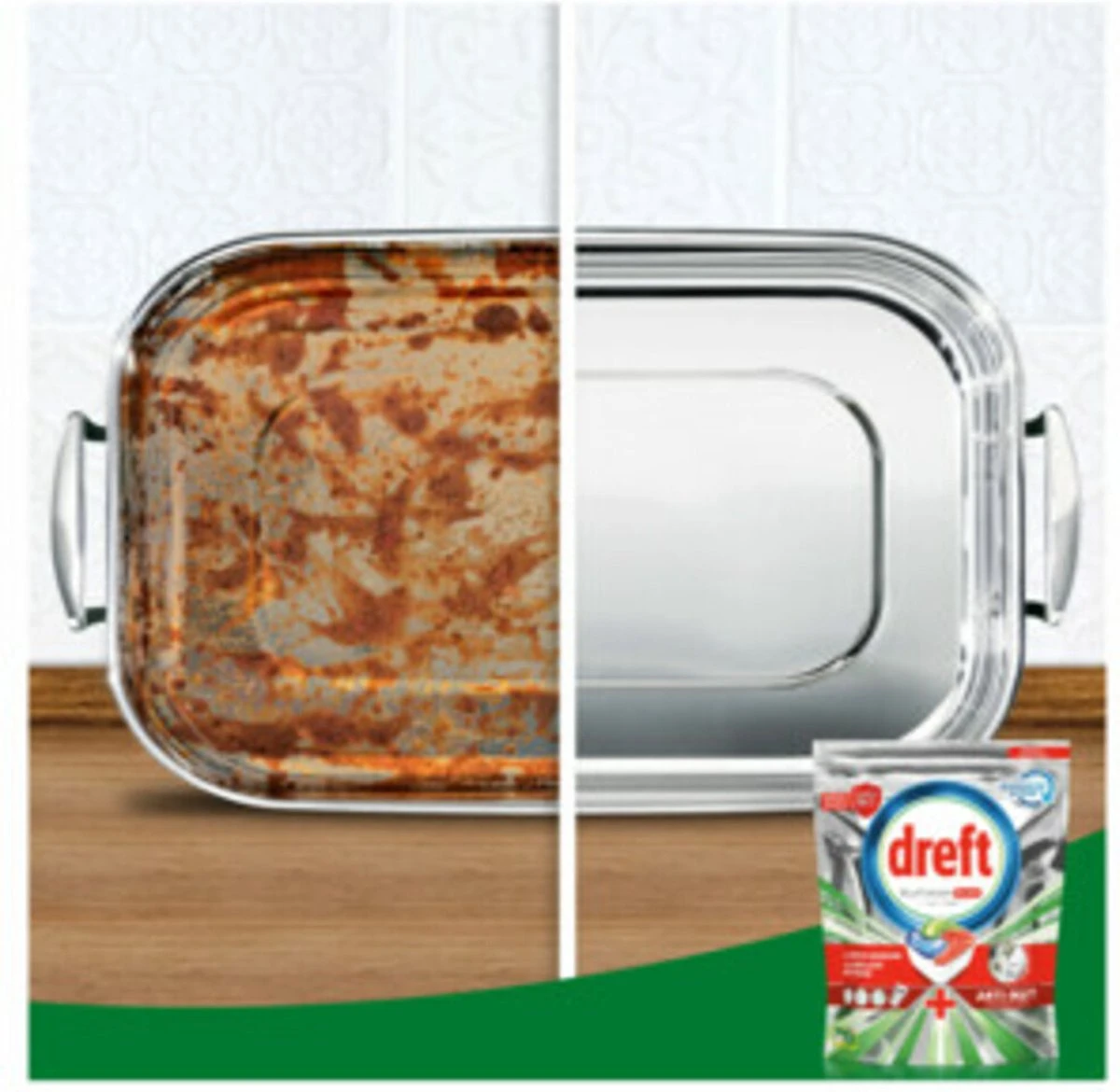 Dreft Platinum Plus All In One Deep Clean - Vaatwastabletten - Voordeelverpakking 4 X 33 Stuks 6 Dreft Platinum Plus All In One Deep Clean - Vaatwastabletten - Voordeelverpakking 4 X 33 Stuks - Image 6