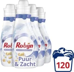 Robijn Puur & Zacht Wasverzachter - 4 X 30 Wasbeurten - Voordeelverpakking -Winkel Voor Schoonmaakartikelen 1200x1171 2