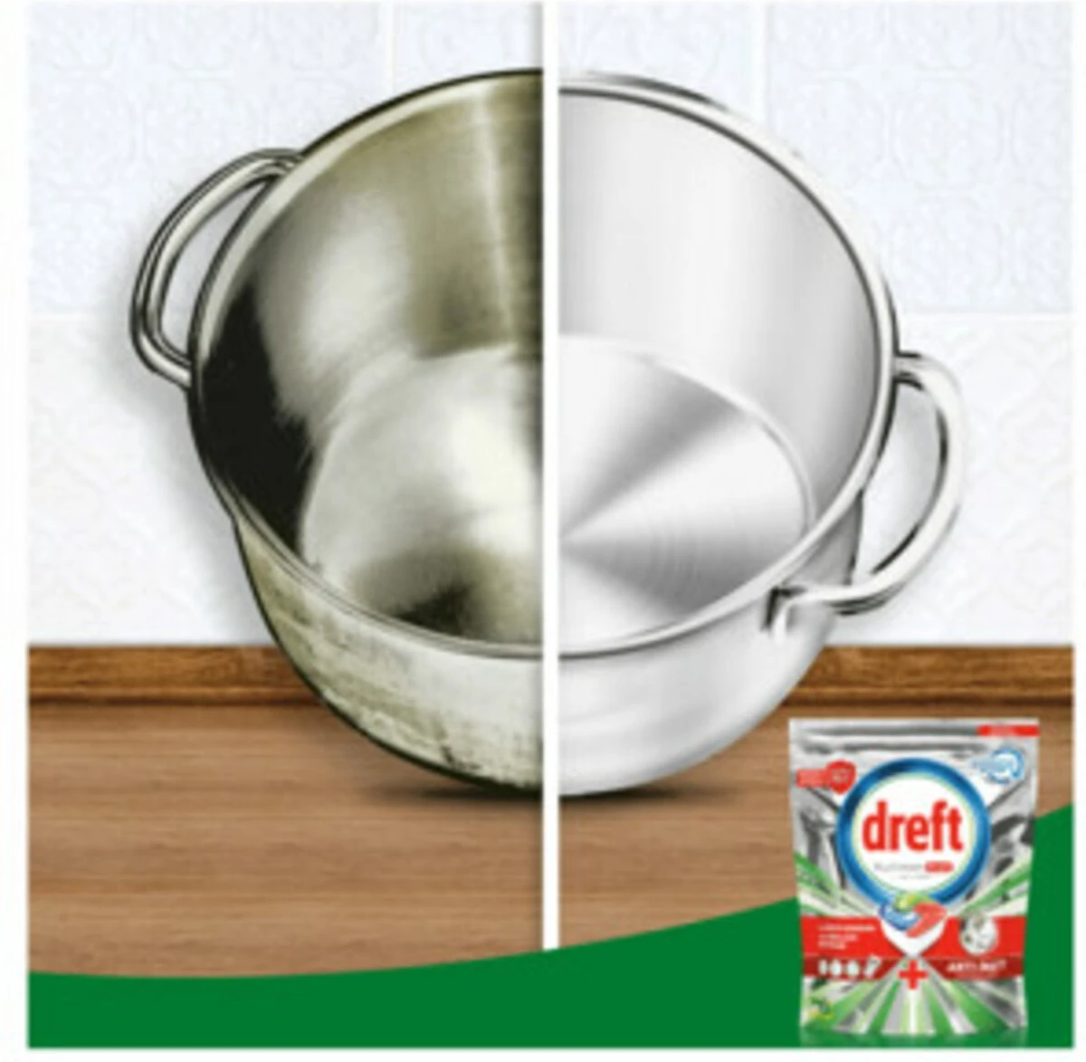 Dreft Platinum Plus All In One Deep Clean - Vaatwastabletten - Voordeelverpakking 4 X 33 Stuks 7 Dreft Platinum Plus All In One Deep Clean - Vaatwastabletten - Voordeelverpakking 4 X 33 Stuks - Image 7