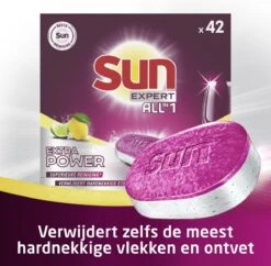SUN® Sun Expert All-in 1 Extra Power Citroen Vaatwastabletten 13 SUN® Sun Expert All-in 1 Extra Power Citroen Vaatwastabletten -Winkel Voor Schoonmaakartikelen 1200x1177 4
