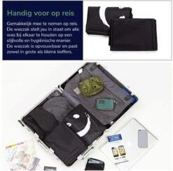 Wonair - Waszak Groot - 60x90cm - Zwart - Met Trekkoord En Draagband 11 Wonair - Waszak Groot - 60x90cm - Zwart - Met Trekkoord En Draagband -Winkel Voor Schoonmaakartikelen 1200x1187 2