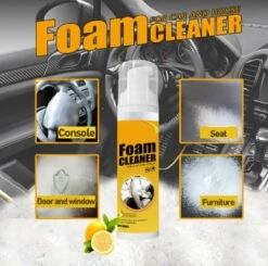 TLVX Bekleding Reiniger / Schuim Reiniger / Vlekken Reinigen / Interieur Reiniger / Foam Cleaner / 150ml / Auto Schoonmaak / Citroen Geur / Auto Interieur Reiniger / Vlekken Verwijderen Bankstel / Auto Stoel Schoonmaken / Effectief! -Winkel Voor Schoonmaakartikelen 1200x1191 6