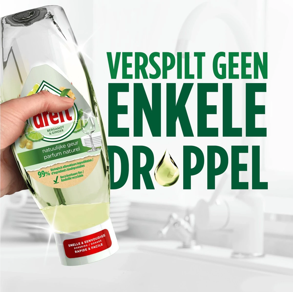 Dreft Natuurlijke Geur - Afwasmiddel - Bergamot & Gember - Ondersteboven Fles - Voordeelverpakking 8 X 370 Ml 8 Dreft Natuurlijke Geur - Afwasmiddel - Bergamot & Gember - Ondersteboven Fles - Voordeelverpakking 8 X 370 Ml - Image 8