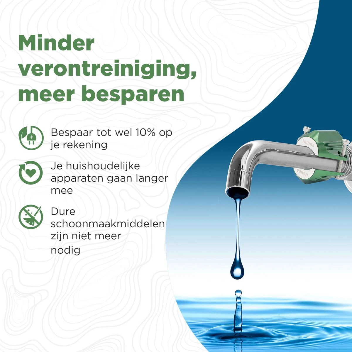 Huima Magnetische Waterontharder – Waterontkalker – Waterontharder Magneet – Ontkalker – Antikalk Magneet – Waterverzachter - Waterontharder Waterleiding – Kalk – Antikalk 2 Huima Magnetische Waterontharder – Waterontkalker – Waterontharder Magneet – Ontkalker – Antikalk Magneet – Waterverzachter - Waterontharder Waterleiding – Kalk – Antikalk - Image 2