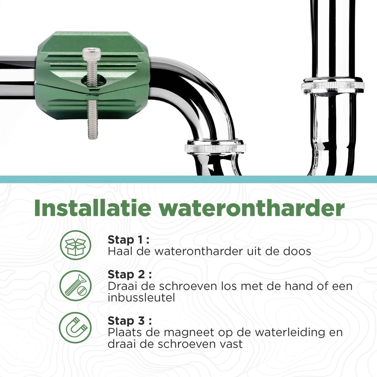 Huima Magnetische Waterontharder – Waterontkalker – Waterontharder Magneet – Ontkalker – Antikalk Magneet – Waterverzachter - Waterontharder Waterleiding – Kalk – Antikalk 4 Huima Magnetische Waterontharder – Waterontkalker – Waterontharder Magneet – Ontkalker – Antikalk Magneet – Waterverzachter - Waterontharder Waterleiding – Kalk – Antikalk - Image 4