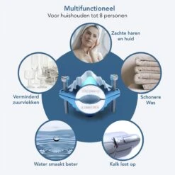 KIMO DIRECT Waterontharder Met 6 Teststrips - Waterontharder - Huishouden Tot 6 Personen - Waterfilter - 7500 Gauss - Blauw 13 KIMO DIRECT Waterontharder Met 6 Teststrips - Waterontharder - Huishouden Tot 6 Personen - Waterfilter - 7500 Gauss - Blauw -Winkel Voor Schoonmaakartikelen 1200x1200 1115