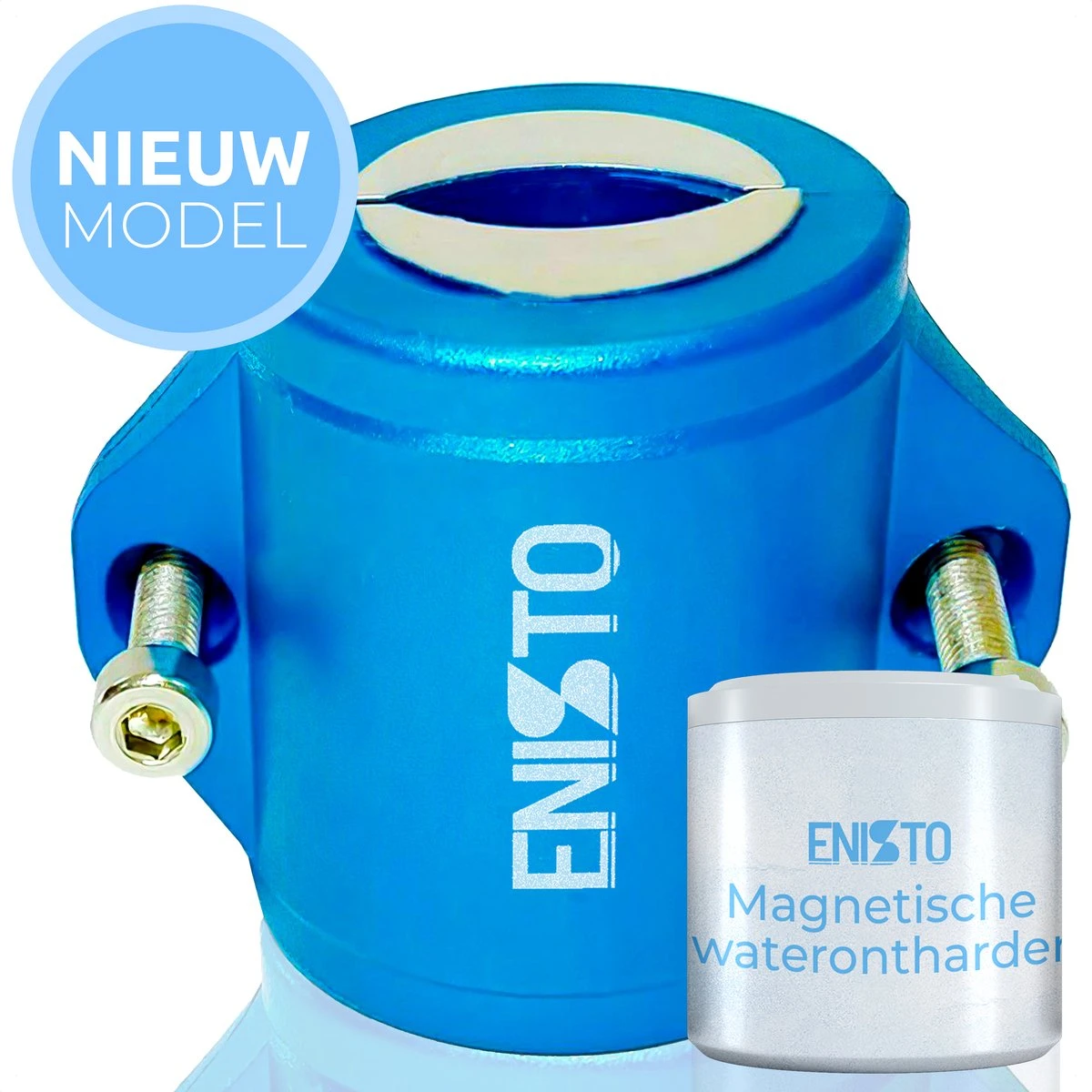 ENISTO® Magnetische Waterontharder Small – Waterontharder Magneet – Douchefilter – Waterontkalker – Waterverzachter – Antikalk – Blauw – RVS 1 ENISTO® Magnetische Waterontharder Small – Waterontharder Magneet – Douchefilter – Waterontkalker – Waterverzachter – Antikalk – Blauw – RVS