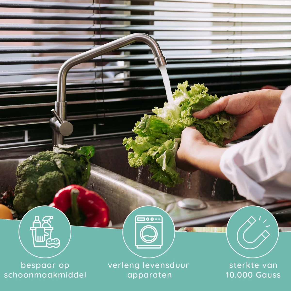 Jooba Magnetische Waterontharder - 1+1 GRATIS - Waterontharder Magneet - Waterontharder Waterleiding - Ontkalker - 4000 Silvertech - Waterontkalker - Antikalk Magneet - Kalkaanslag 5 Jooba Magnetische Waterontharder - 1+1 GRATIS - Waterontharder Magneet - Waterontharder Waterleiding - Ontkalker - 4000 Silvertech - Waterontkalker - Antikalk Magneet - Kalkaanslag - Image 5