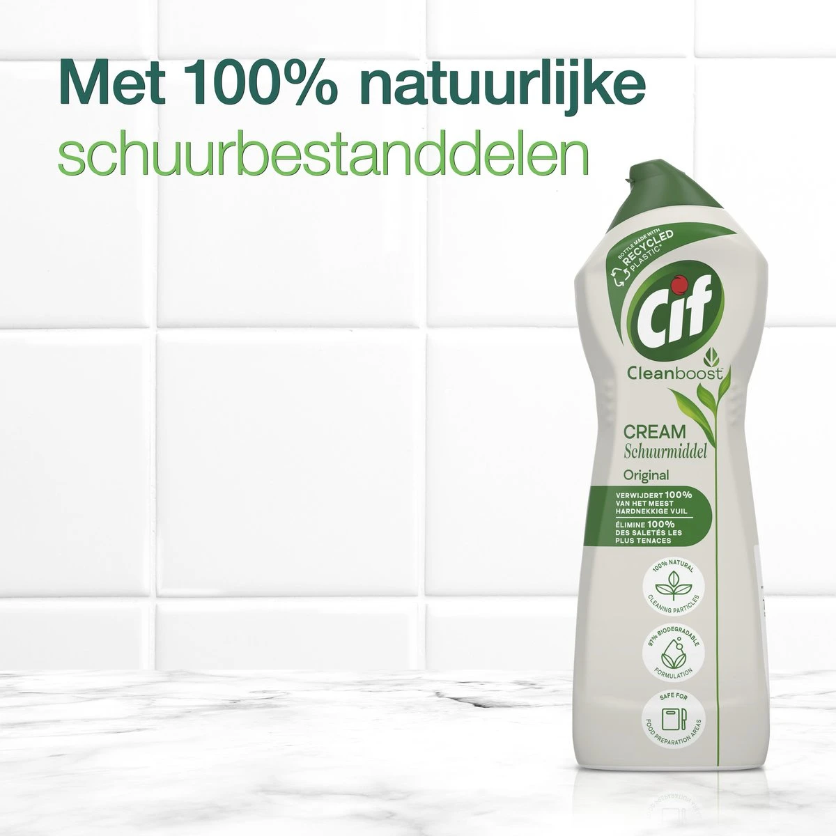 Cif CleanBoost Cream Original Schuurmiddel - 8 X 750 Ml - Voordeelverpakking 6 Cif CleanBoost Cream Original Schuurmiddel - 8 X 750 Ml - Voordeelverpakking - Image 6
