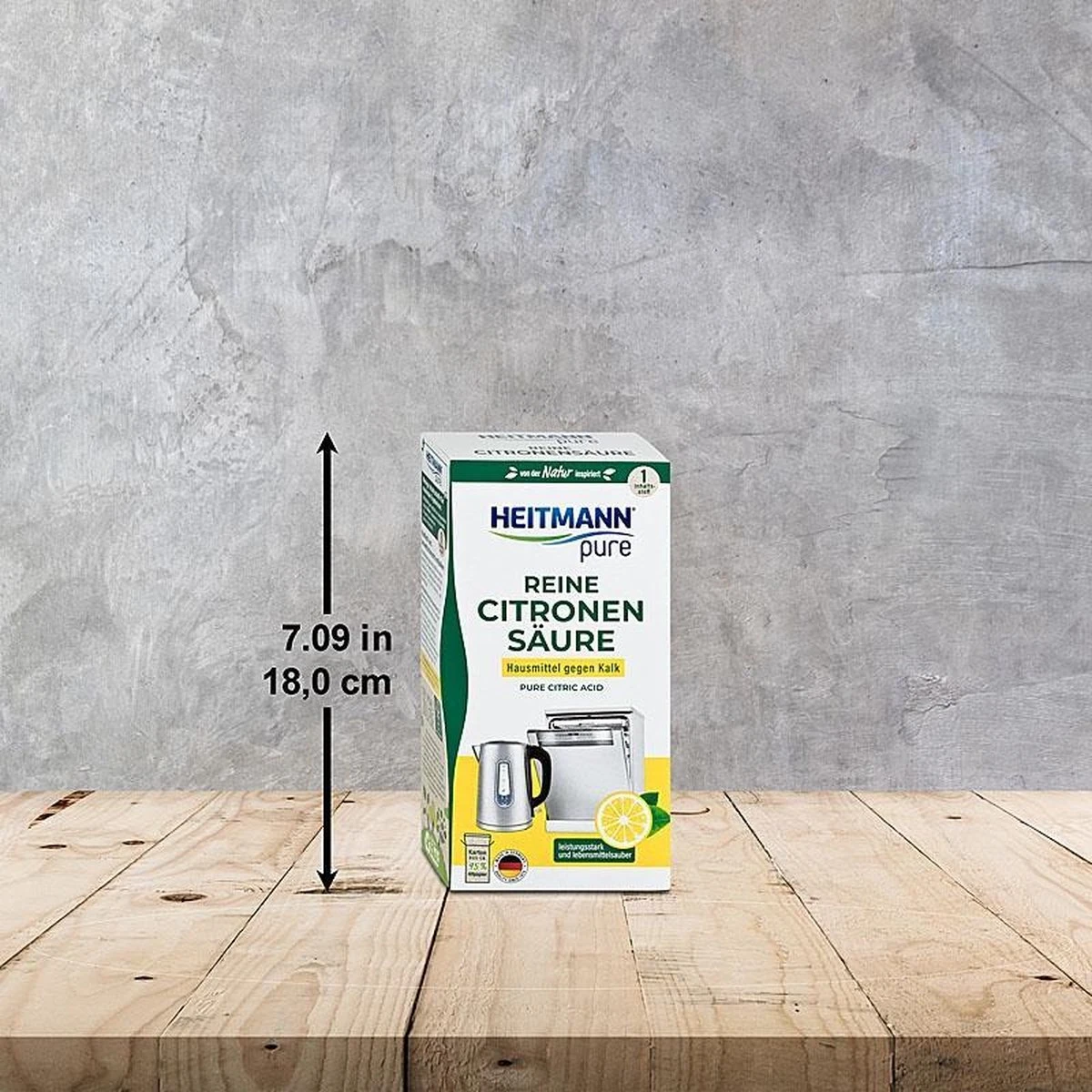 HEITMANN Pure Ontkalker- Citroenzuur Ontkalker, Natuurvriendelijke Kalkreiniger Voor Een Hygiënische Reiniging - Poeder, 1x 350 G 4 HEITMANN Pure Ontkalker- Citroenzuur Ontkalker, Natuurvriendelijke Kalkreiniger Voor Een Hygiënische Reiniging - Poeder, 1x 350 G - Image 4