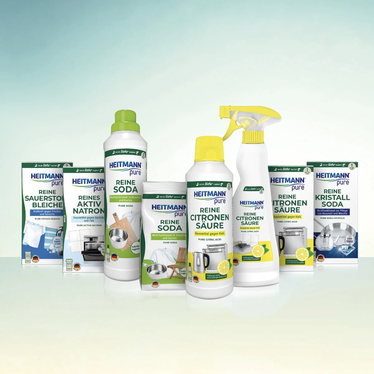 HEITMANN Pure Ontkalker- Citroenzuur Ontkalker, Natuurvriendelijke Kalkreiniger Voor Een Hygiënische Reiniging - Poeder, 1x 350 G 6 HEITMANN Pure Ontkalker- Citroenzuur Ontkalker, Natuurvriendelijke Kalkreiniger Voor Een Hygiënische Reiniging - Poeder, 1x 350 G - Image 6