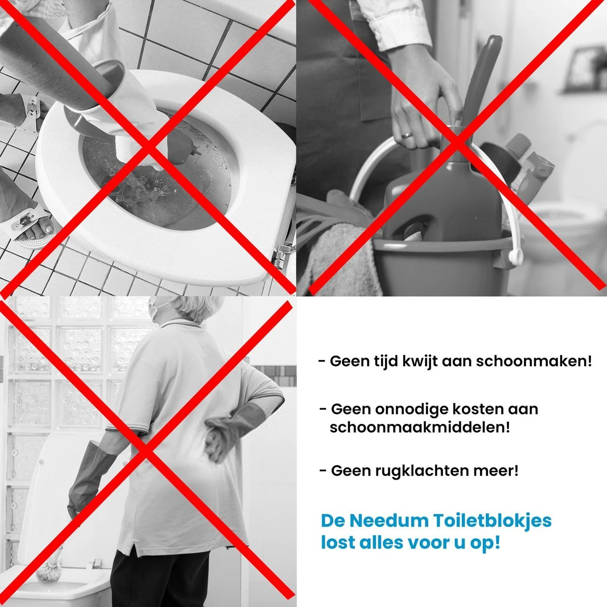 Needum ® Toiletblokjes Voor Inbouwreservoirs – WC-blokjes – Toiletblokken In Een Voordeelverpakking – 30 Stuks 3 Needum ® Toiletblokjes Voor Inbouwreservoirs – WC-blokjes – Toiletblokken In Een Voordeelverpakking – 30 Stuks - Image 3
