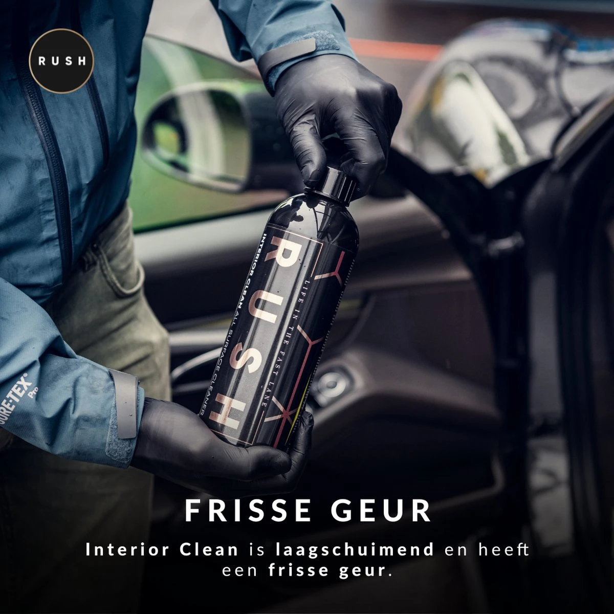 RUSH Bekleding Reiniger - Interieur Reiniger - Auto Wassen - Schoonmaken - Auto Accessories - Interior Clean 750ml 2 RUSH Bekleding Reiniger - Interieur Reiniger - Auto Wassen - Schoonmaken - Auto Accessories - Interior Clean 750ml - Image 2