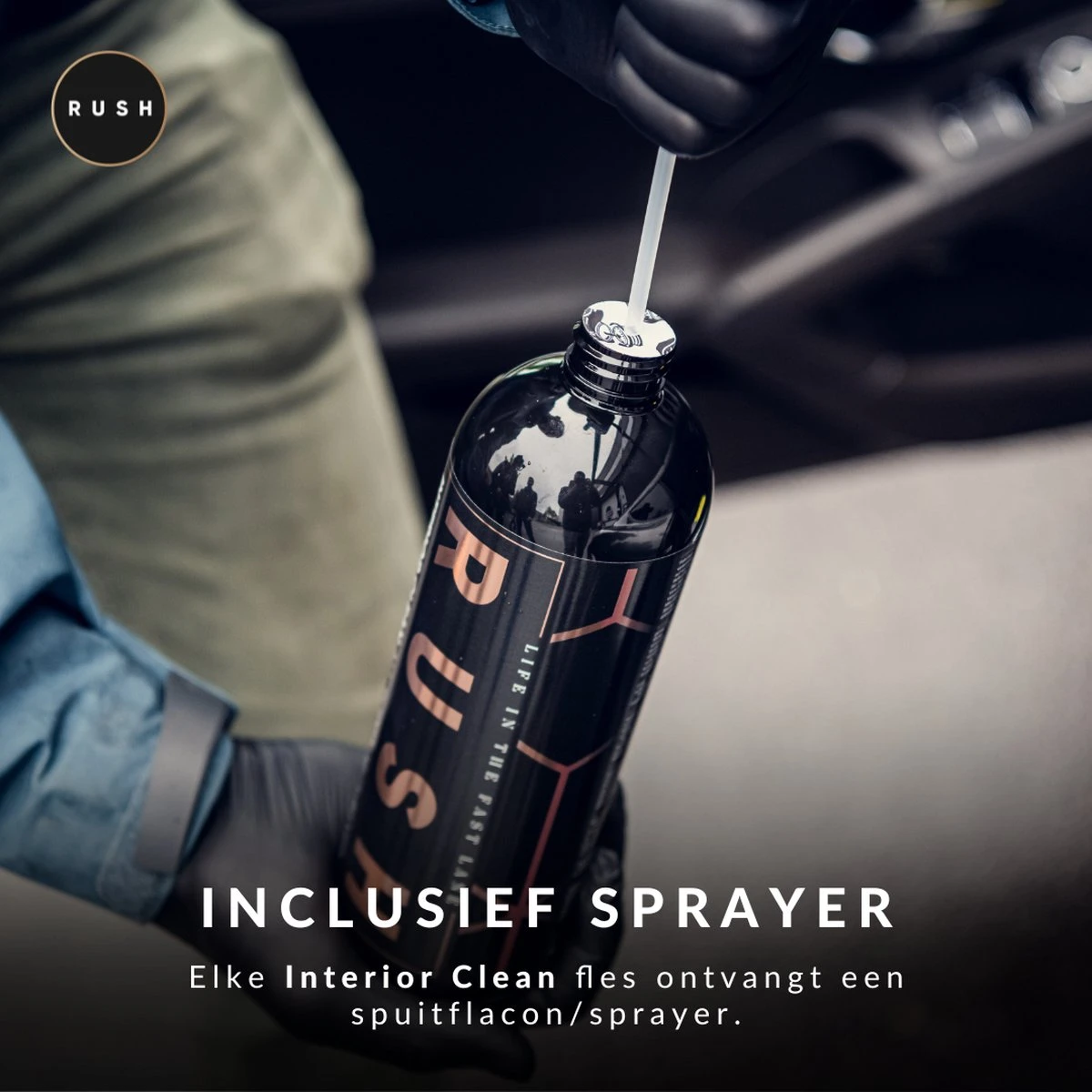 RUSH Bekleding Reiniger - Interieur Reiniger - Auto Wassen - Schoonmaken - Auto Accessories - Interior Clean 750ml 11 RUSH Bekleding Reiniger - Interieur Reiniger - Auto Wassen - Schoonmaken - Auto Accessories - Interior Clean 750ml - Image 11